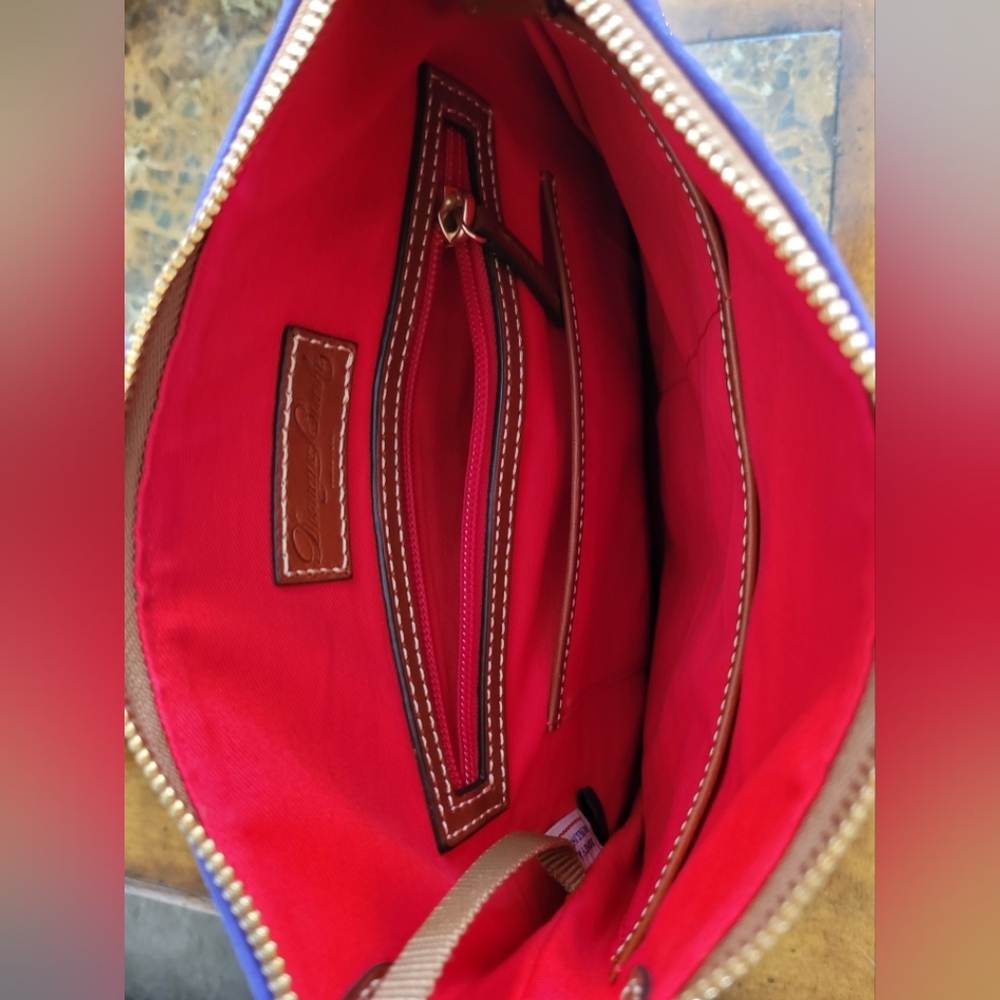 Dooney & Bourke Leather crossbody bag Purple - Picture 8 of 13